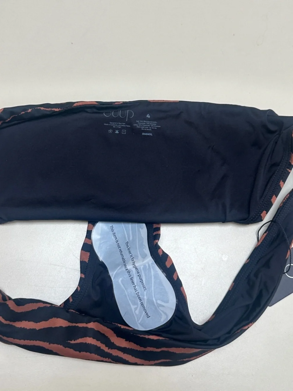 🆕 CUUP ZEBRA PRINT SWIM BOTTOM SIZE 4 (Large)